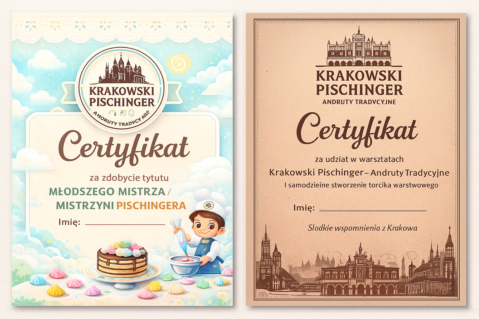 Certyfikaty warsztatowe